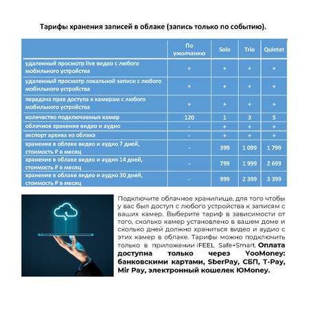 Видеоняня iFEEL Disco IFS-CB002 беспроводная аккумуляторная