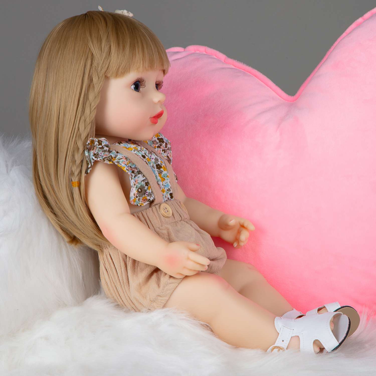 Кукла Реборн QA BABY девочка Венера силиконовая большая 45 см 4504 - фото 2