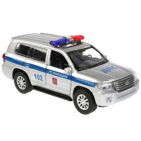 Машина Технопарк Toyota Land Cruiser Полиция инерционная 262768