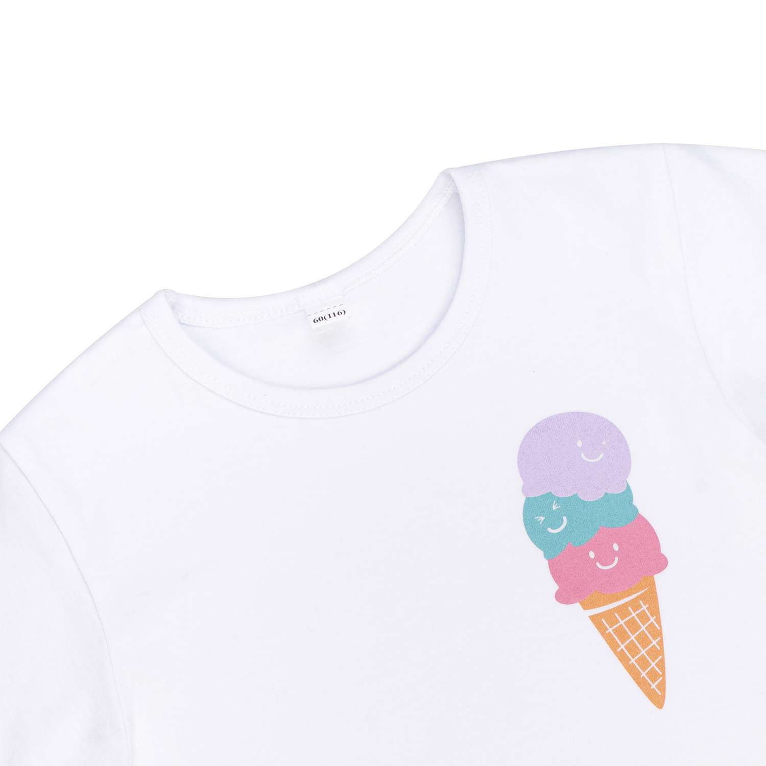 Пижама Утенок 827п/1 белый разводы мороженое - фото 16