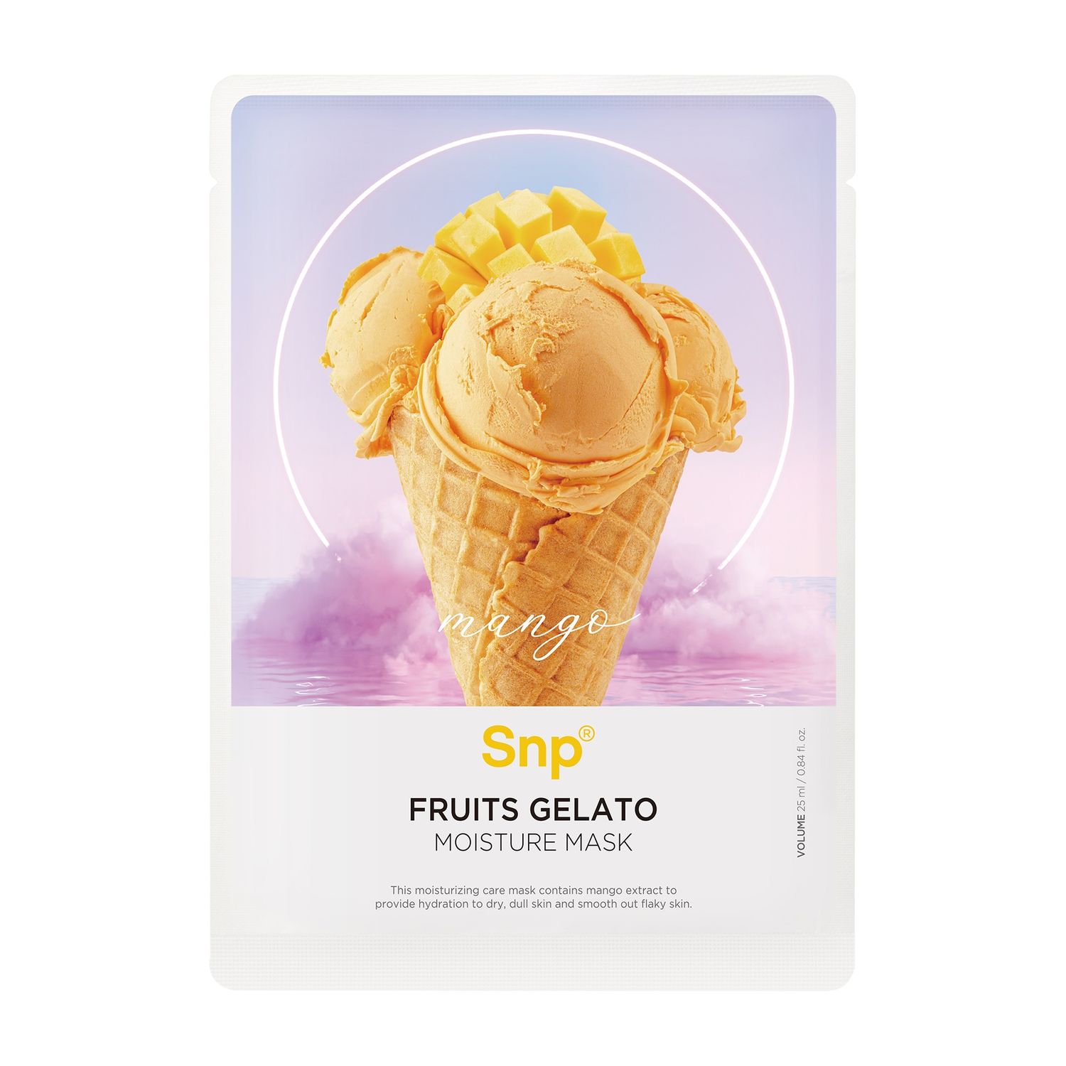 Маска для лица SNP Fruits Gelato увлажняющая манго 25 мл - фото 1