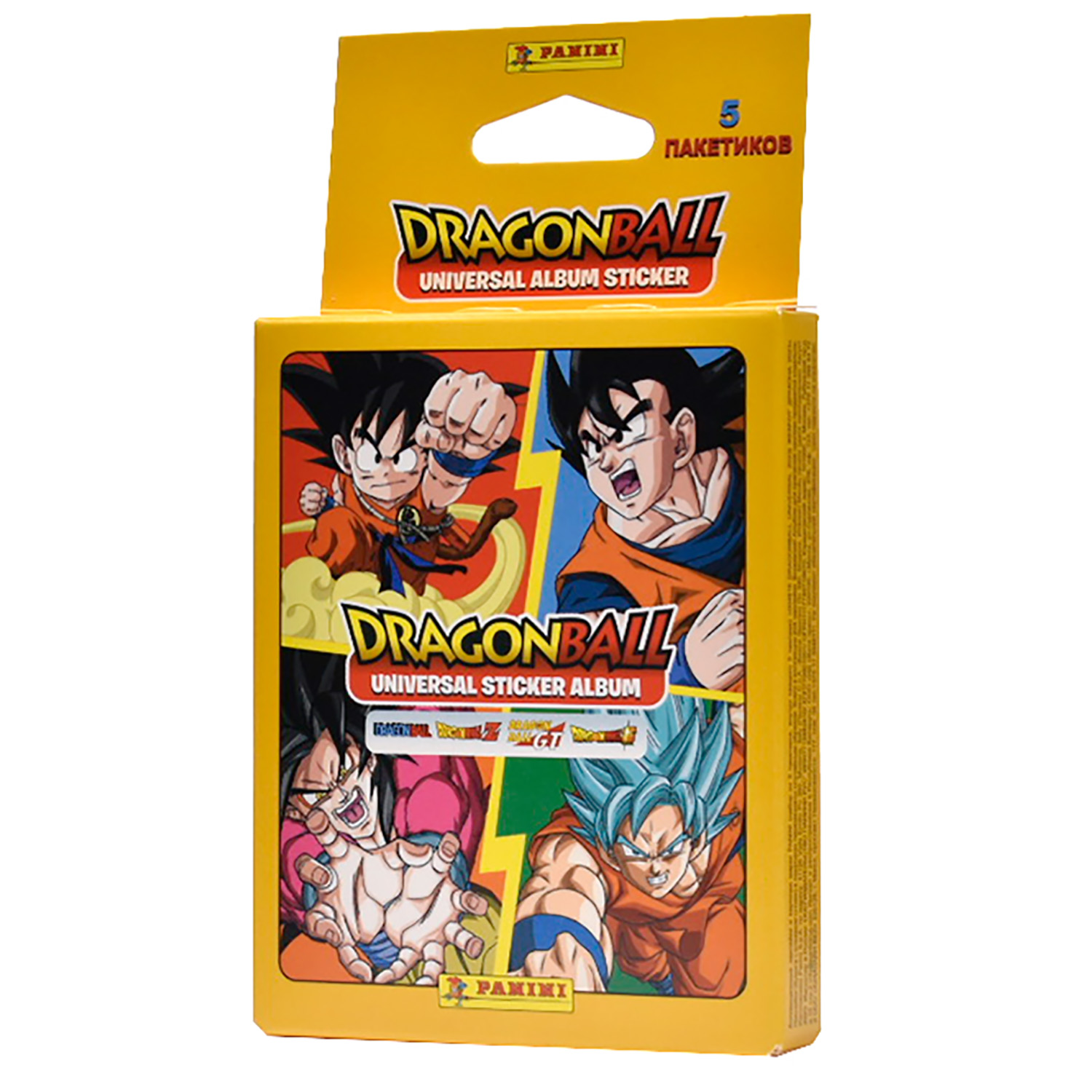 Наклейки коллекционные Panini Dragonball Жемчуг Дракона 5 пакетиков в экоблистере - фото 1