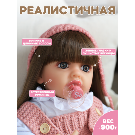 Реборн кукла говорящая 55 см BellaDolls для девочки