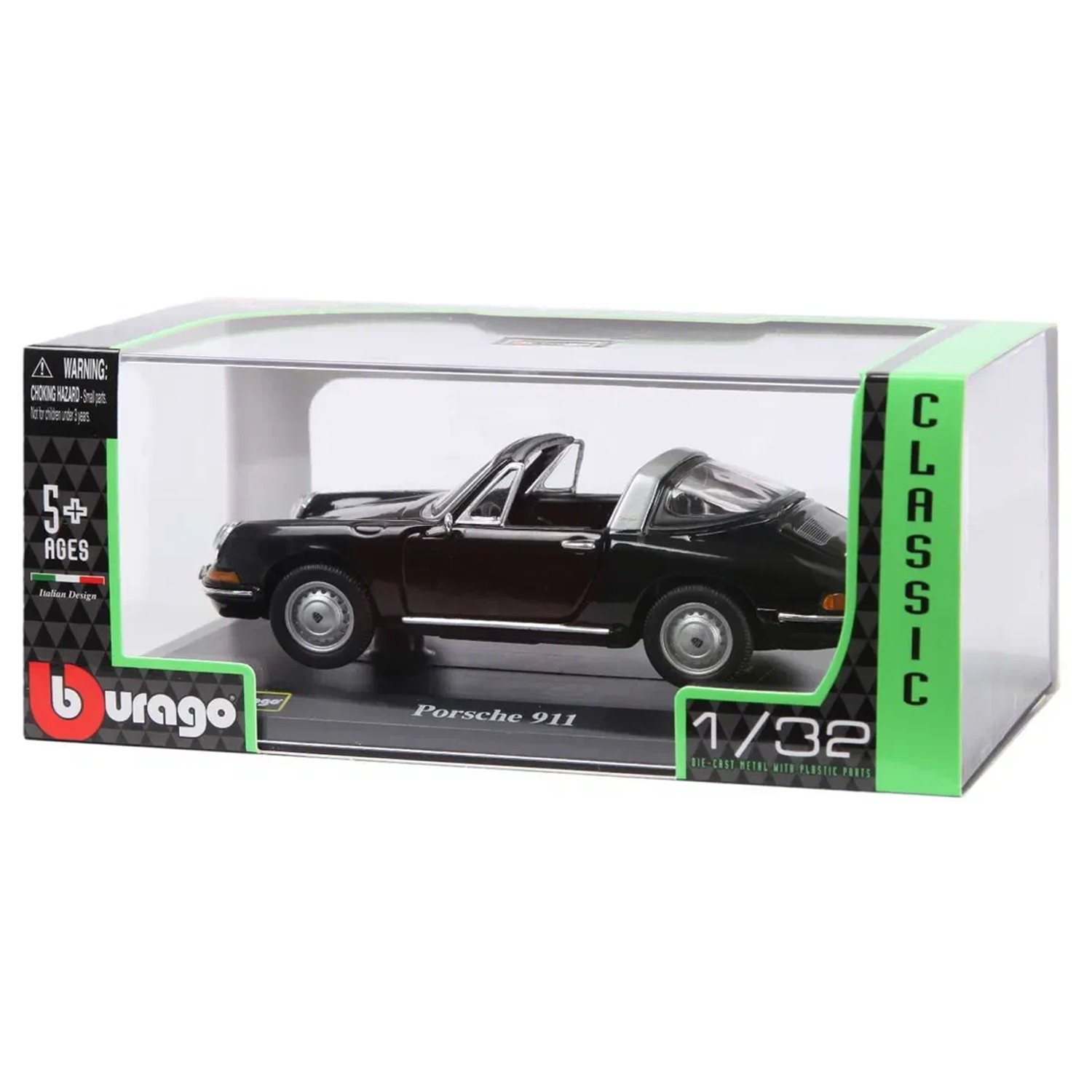 Машинка Bburago чёрная 18-43058 18-43058 - фото 3