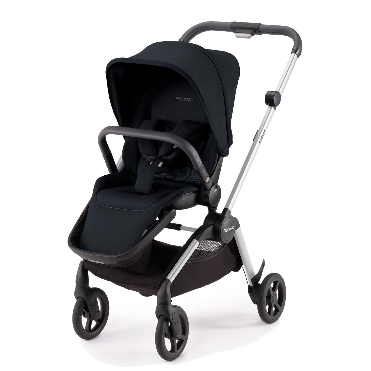 Коляска прогулочная Recaro Sadena шасси Silver Select Night Black - фото 1