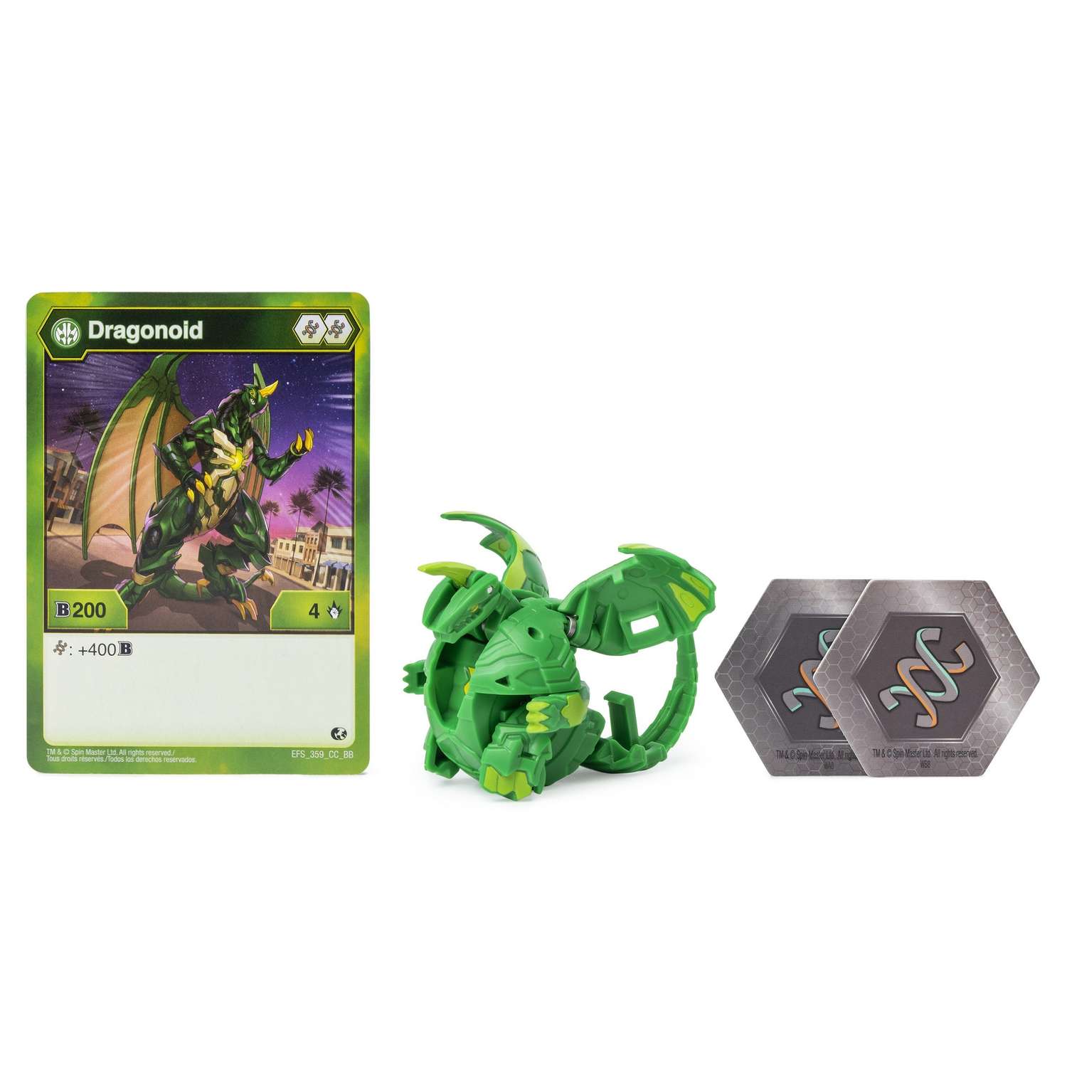 Фигурка-трансформер Bakugan Dragonoid Green 6045148/20108800 - фото 3