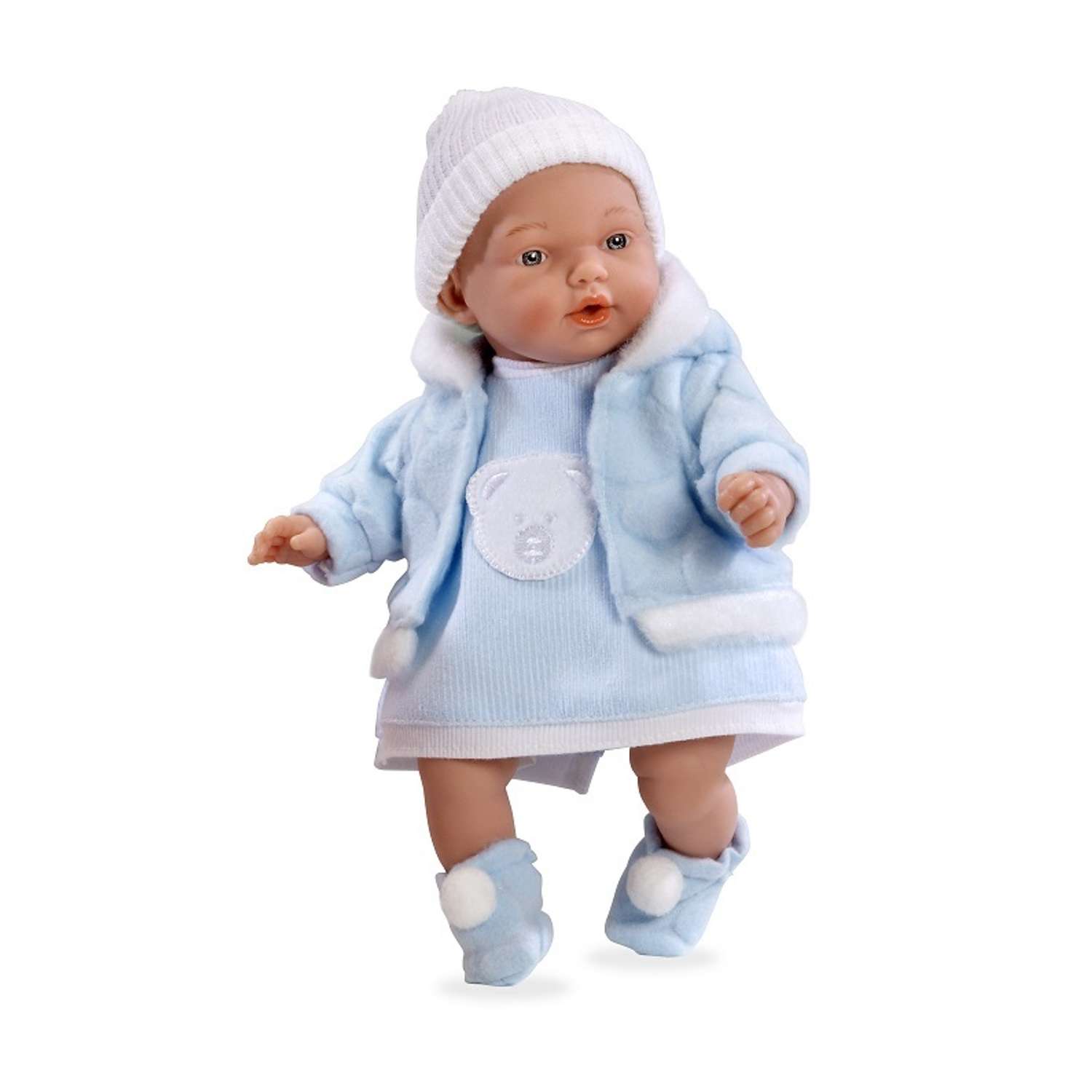 Кукла Arias ELEGANCE HANNE 28 см голубой костюм Т59762 - фото 1
