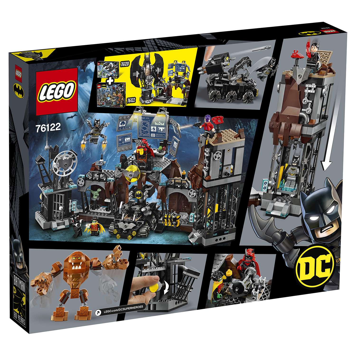 Конструктор LEGO DC Super Heroes Вторжение Глиноликого в бэт-пещеру 76122 - фото 3