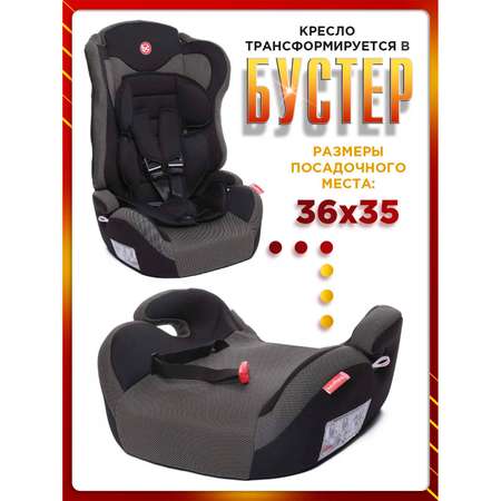 Автокресло BabyCare Upiter Plus карбон черный