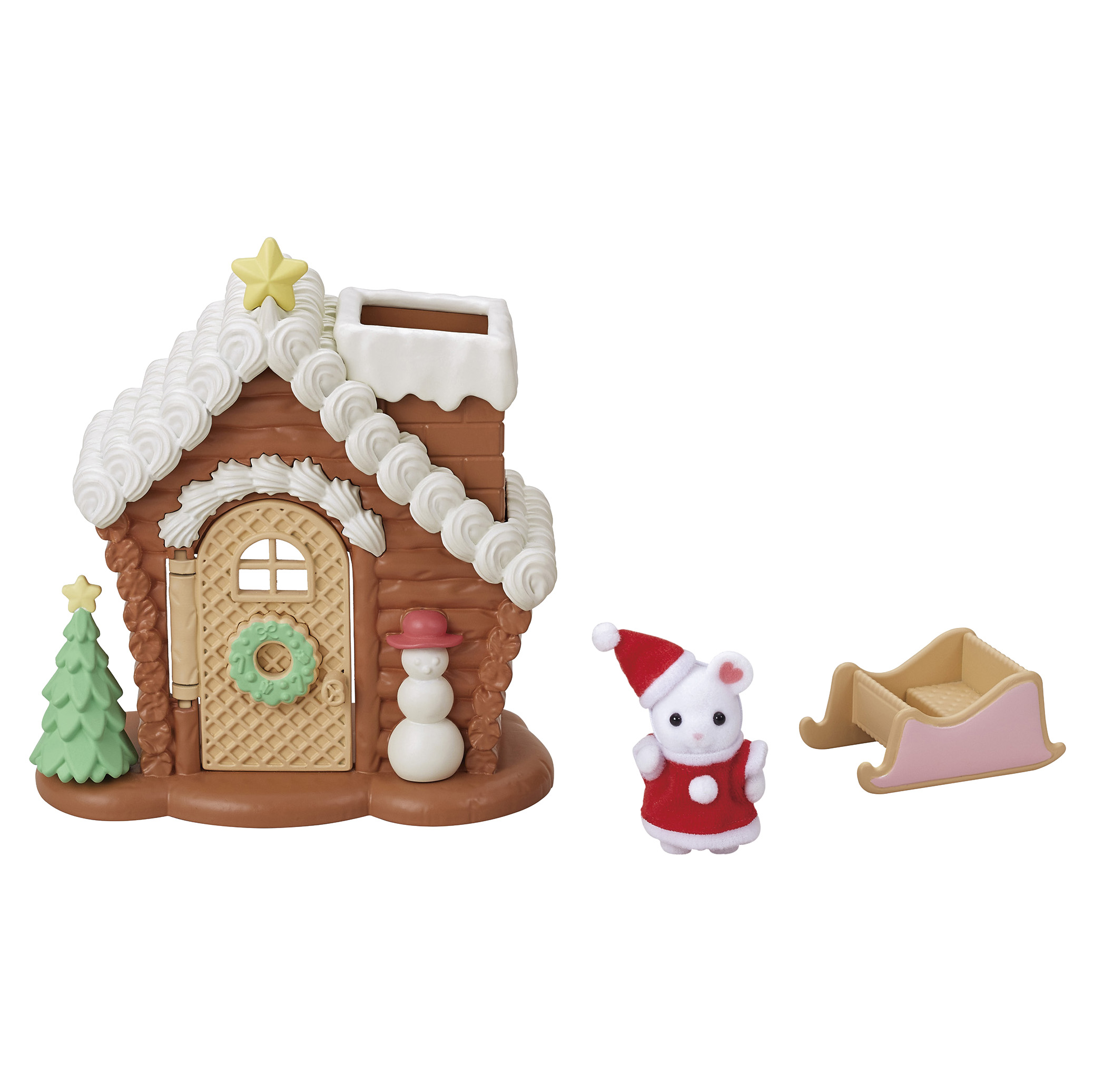 Набор Sylvanian Families Пряничный новогодний домик 5390 купить по цене  2499 ₽ в интернет-магазине Детский мир