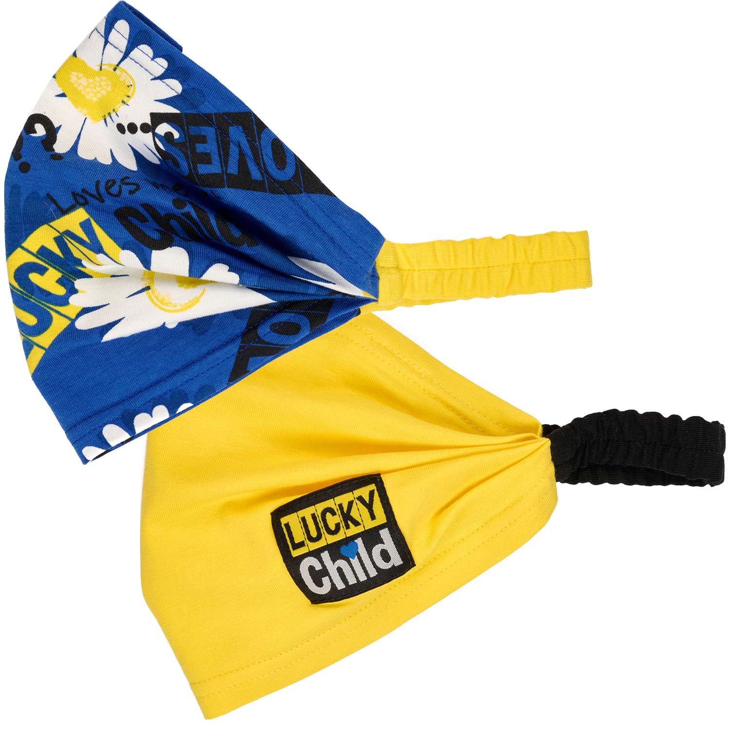 Бандана Lucky Child 99-93к/0-2/желтый/синий - фото 1