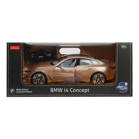 Машина Rastar РУ 1:14 BMW i4 Concept Золотая 98300