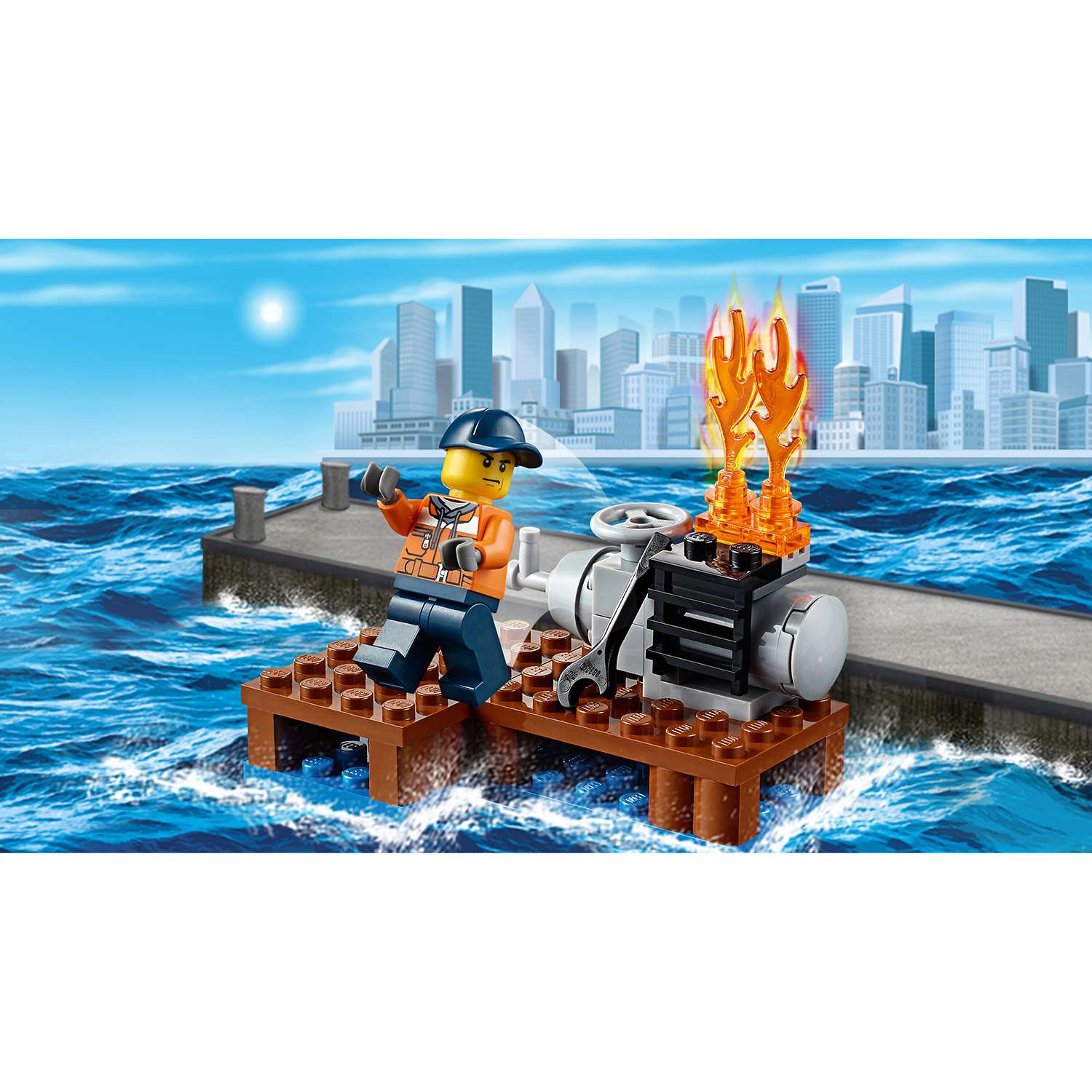 Конструктор LEGO City Fire Набор для начинающих «Пожарная охрана» (60106) - фото 8