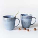 Кружки Arya Home Collection керамическая для чая и кофе 430 мл Terra Cotta 2 шт
