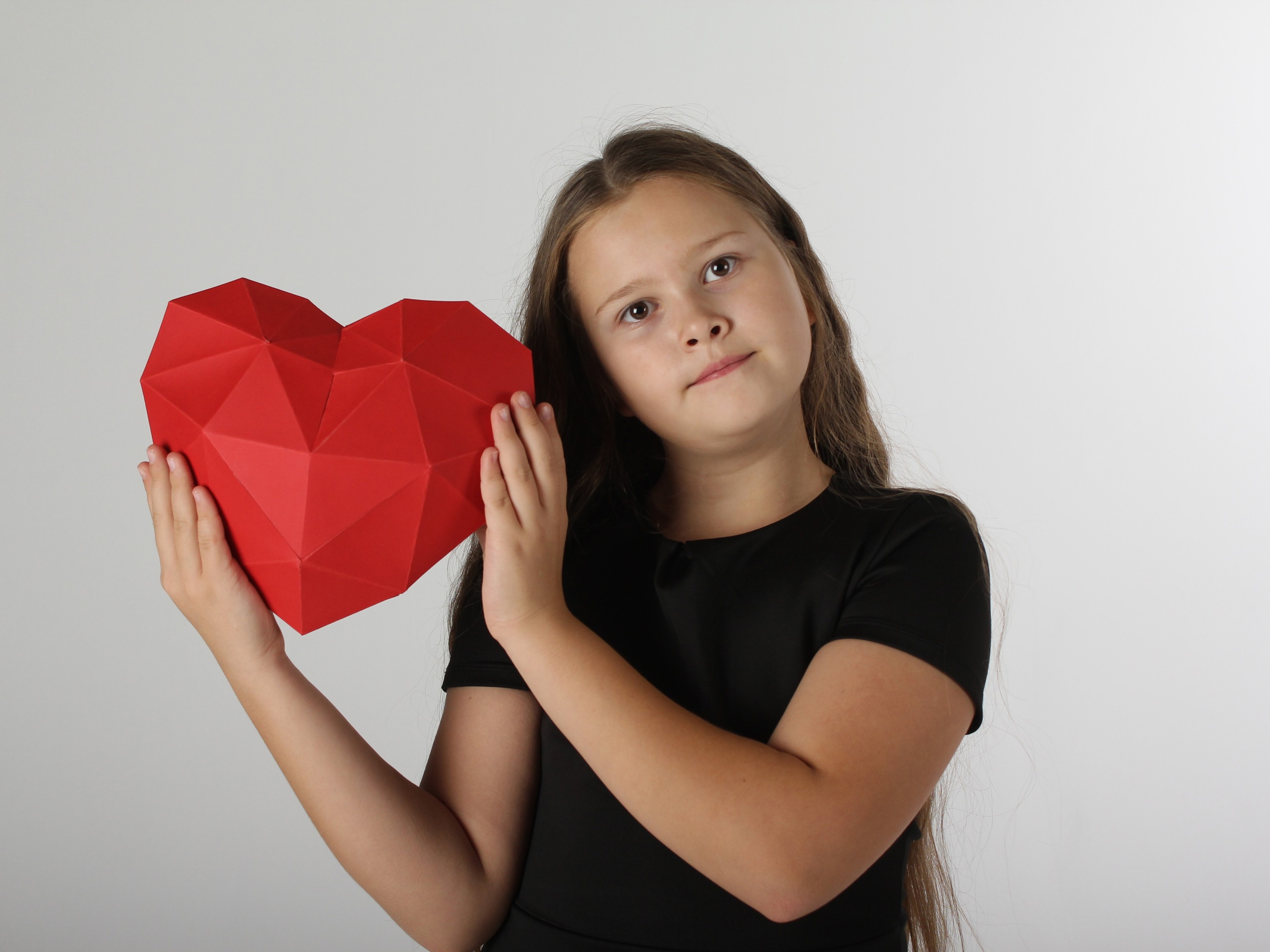3D конструктор Стильный декор Оригами сердце набор сердце - фото 2