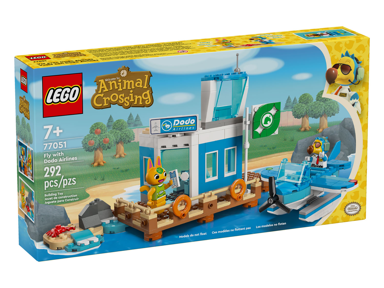 Конструктор LEGO Animal Crossing Летайте с авиакомпанией Додо - фото 1