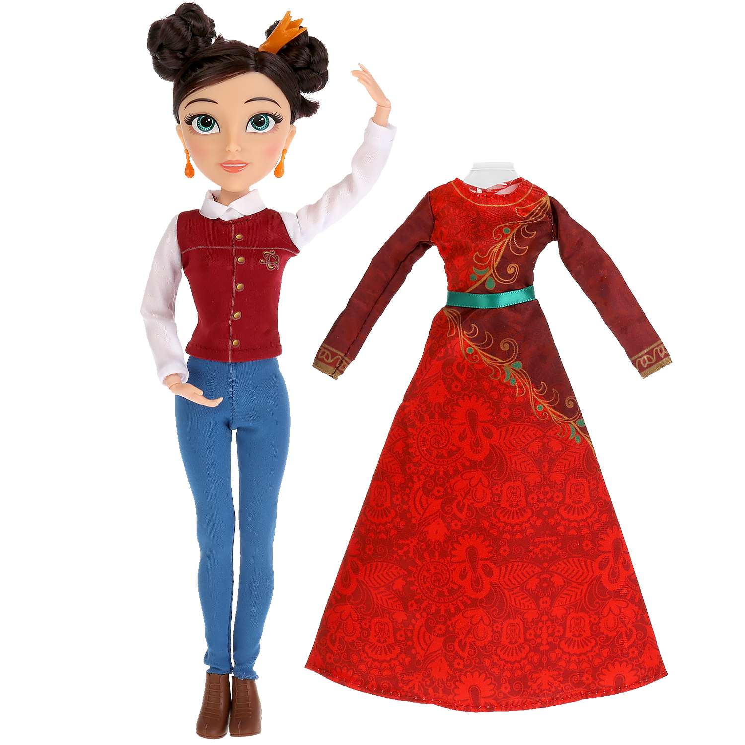 Кукла Карапуз Царевны Дарья 29 см в комплекте бальное платье 316892 - фото 2