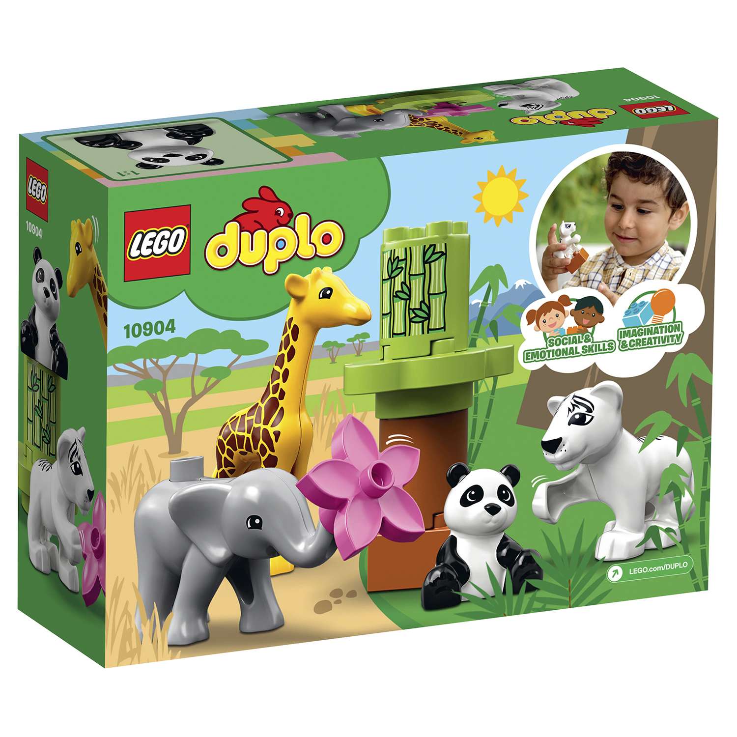 Конструктор LEGO DUPLO Town Детишки животных 10904 - фото 3