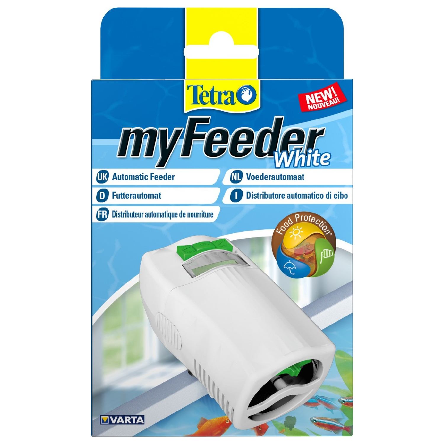 Кормушка для рыб Tetra myFeeder автоматическая с дисплеем Белая - фото 1