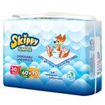 Пеленки детские гигиенические Skippy впитывающие Simple 60x90 см 2 упаковки по 30 шт 8039