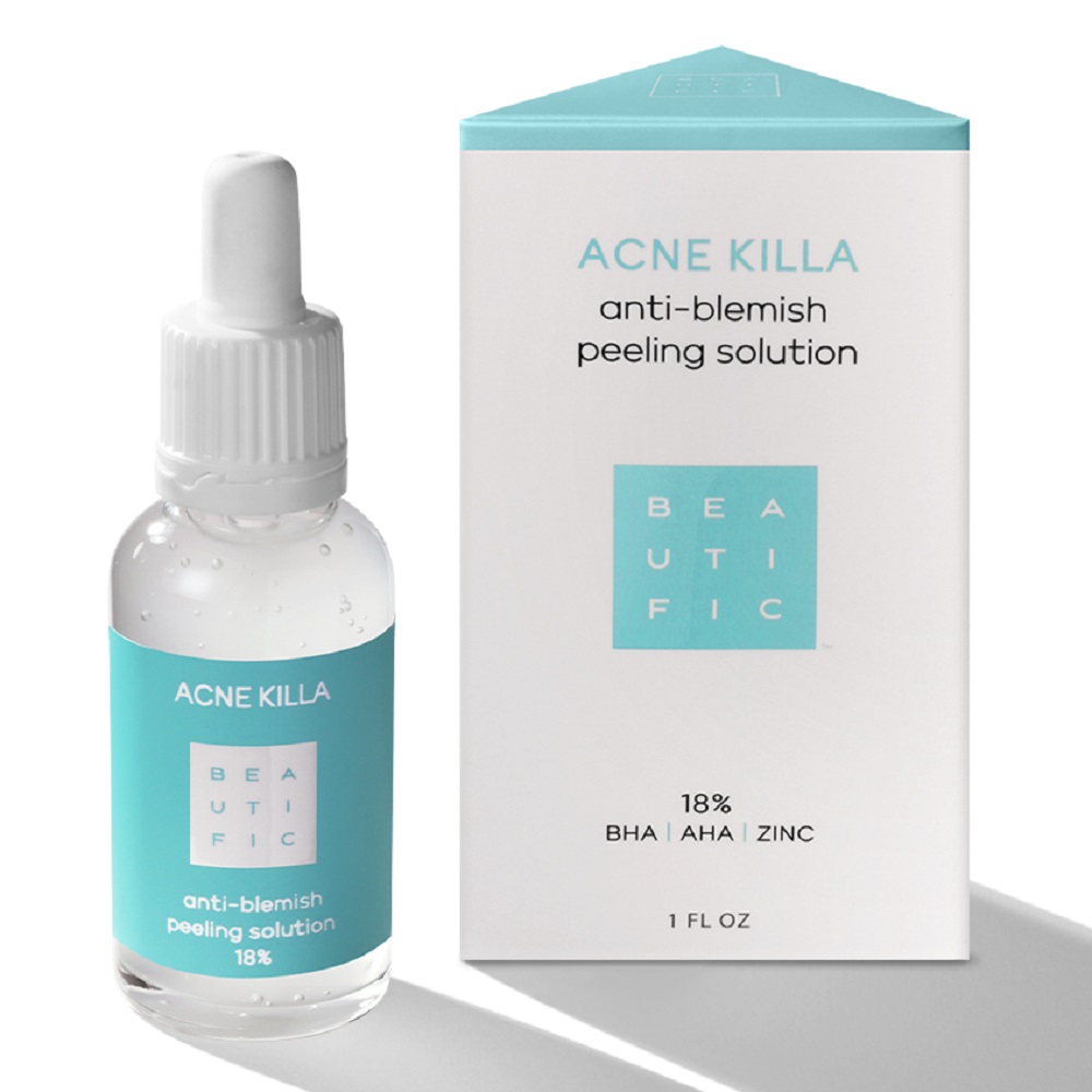 Пилинг для лица BEAUTIFIC Acne Killa с салициловой кислотой 18% матирующий от постакне 30 мл - фото 10