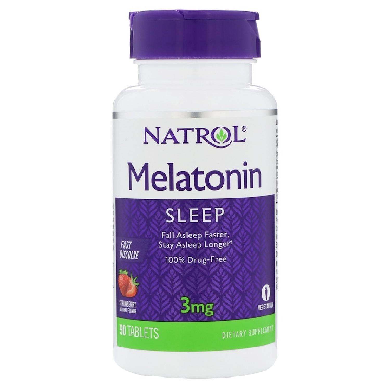 Биологически активная добавка Natrol Melatonin FD 3мг*90таблеток - фото 1