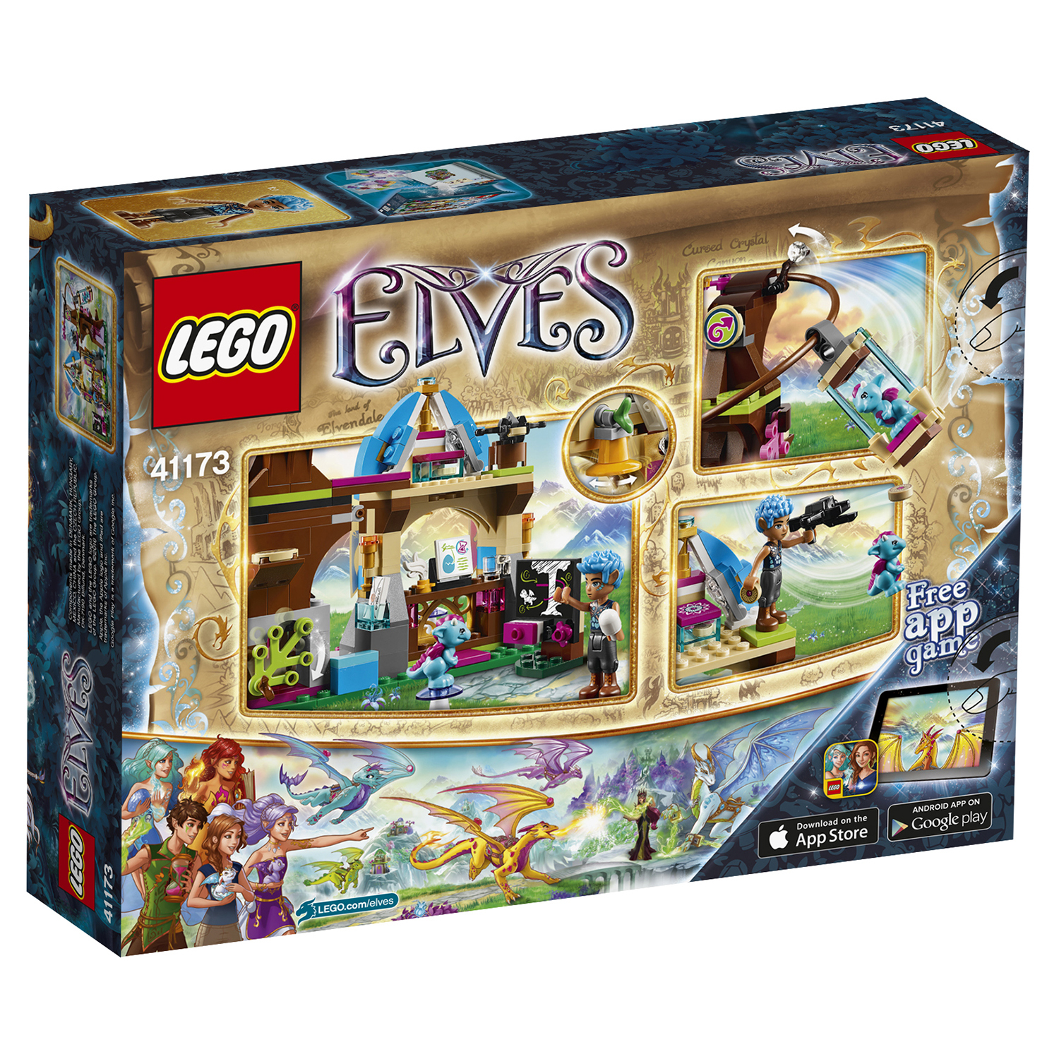 Конструктор LEGO Elves Школа драконов (41173) купить по цене 1499 ₽ в  интернет-магазине Детский мир