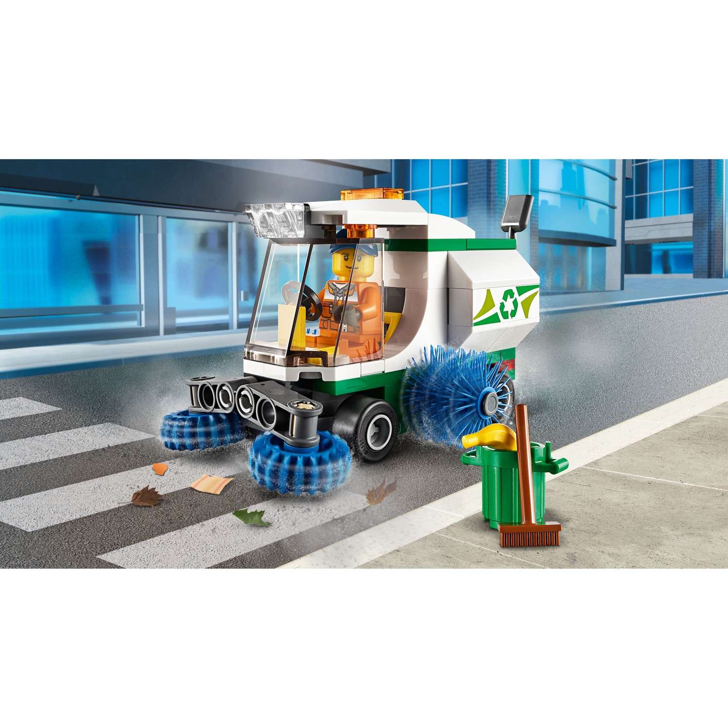 Конструктор LEGO City Great Vehicles Машина для очистки улиц 60249 - фото 5