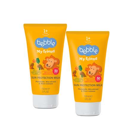 Молочко солнцезащитное Bebble SPF 50 для детей 150 мл 1+1