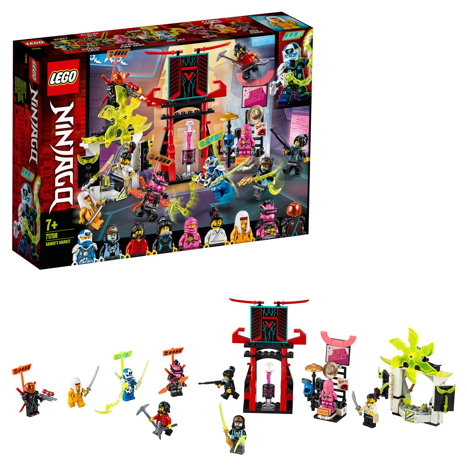 Конструктор LEGO Ninjago Киберрынок 71708 - фото 1