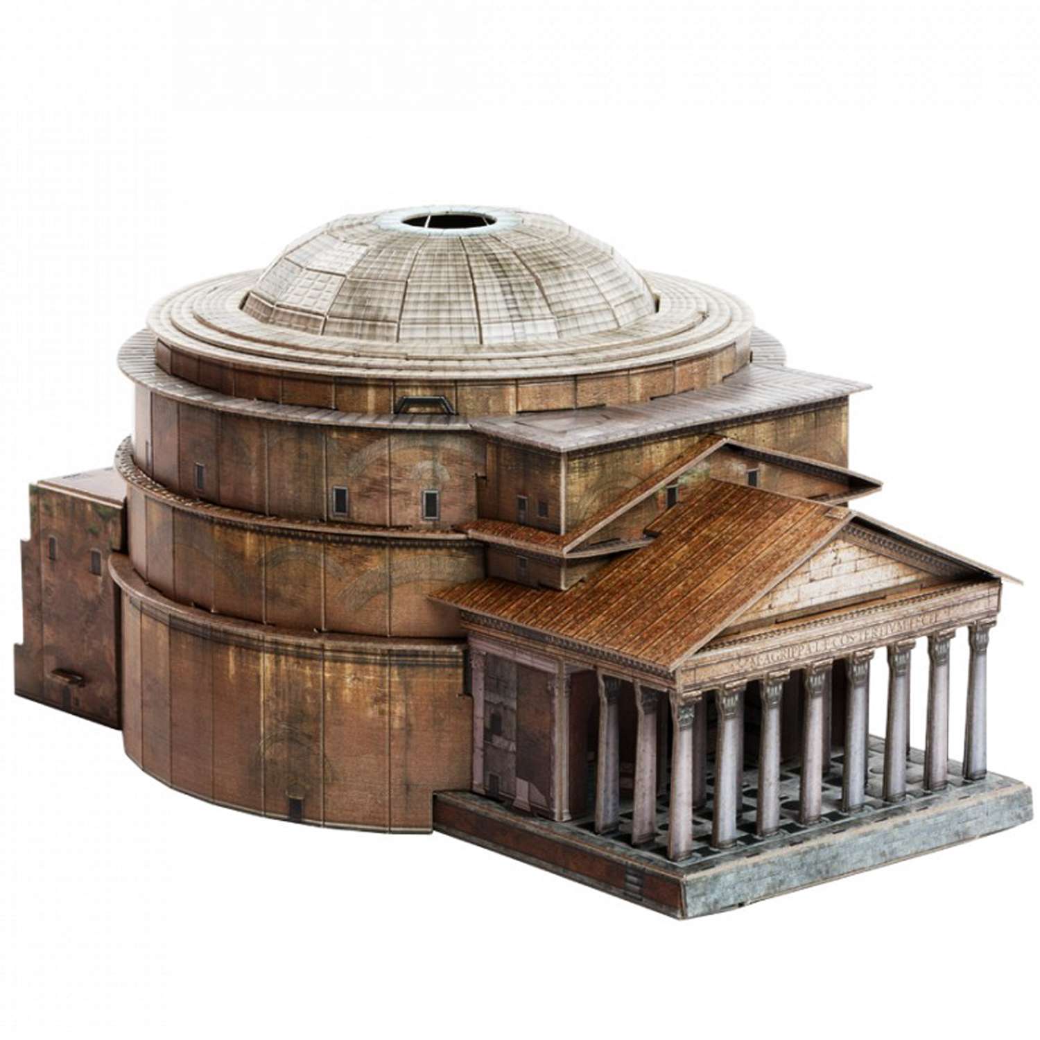 Сборная модель Умная бумага Архитектура Римский Пантеон 444 444 - фото 2