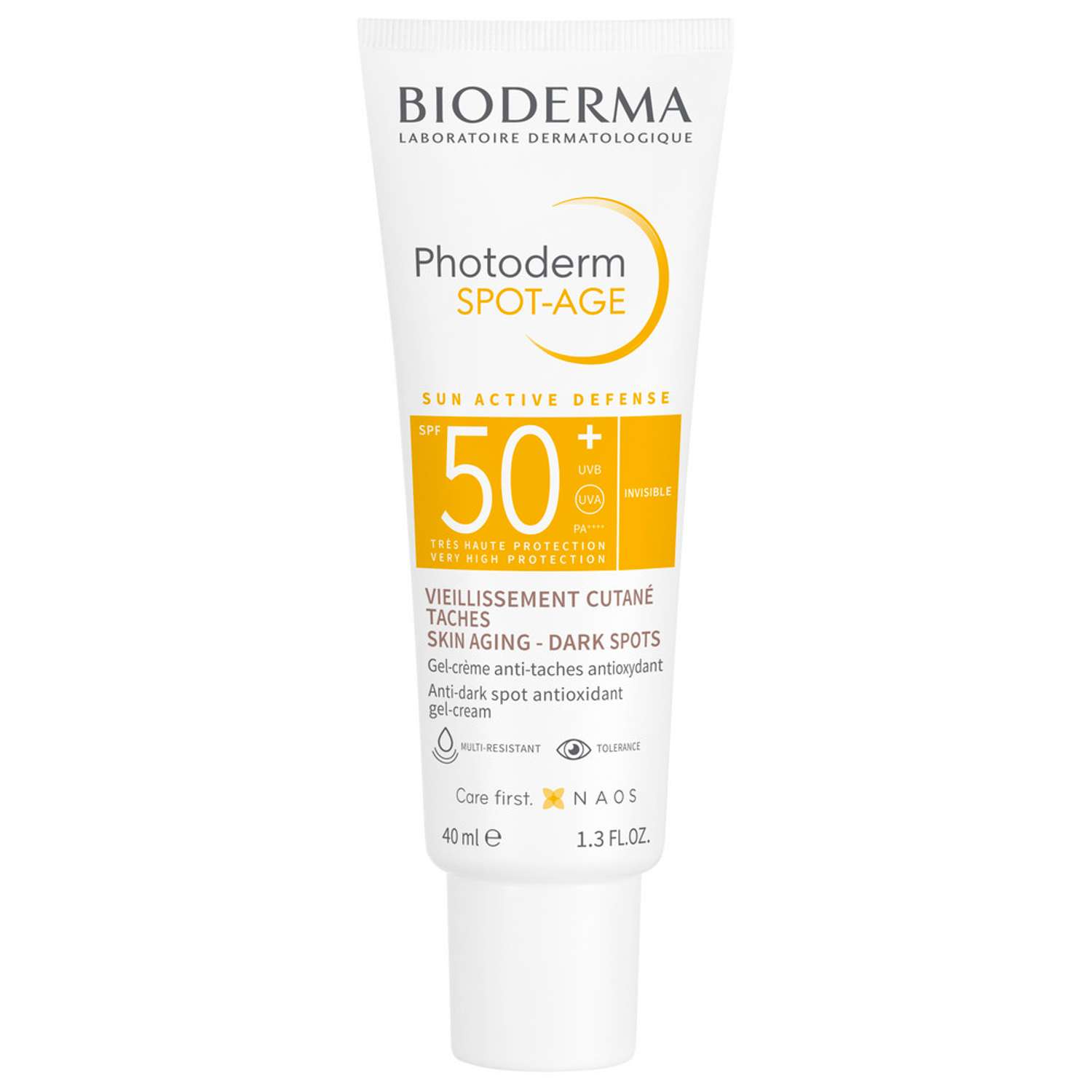 Гель-крем Bioderma Photoderm солнцезащитный SPF50+ для кожи с пигментацией и признаками старения 200 мл - фото 1