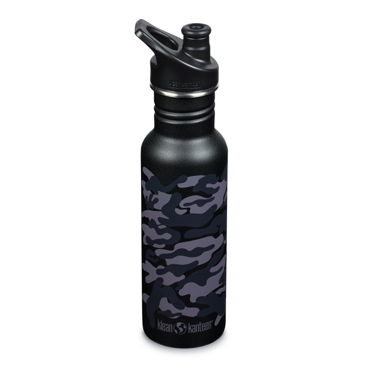 Бутылка Klean Kanteen Classic Narrow Sport 18oz (532 мл) Black Camo - фото 1