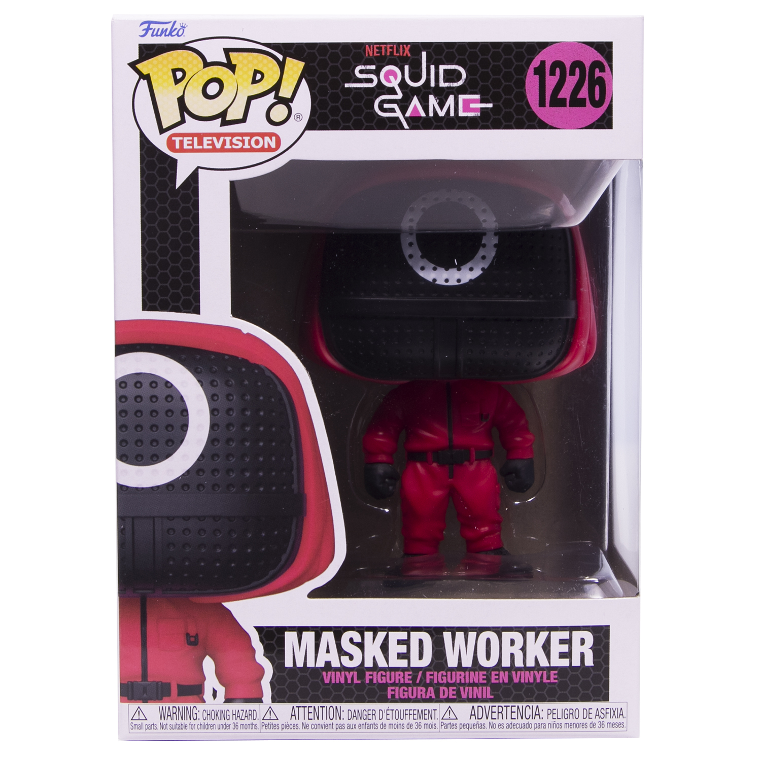 Фигурка Funko Pop! TV Squid Game Round Masked Worker Fun 25492187 - фото 5