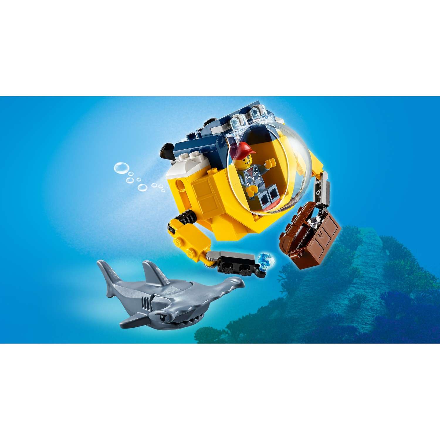 Конструктор LEGO City Мини-подлодка 60263 - фото 5