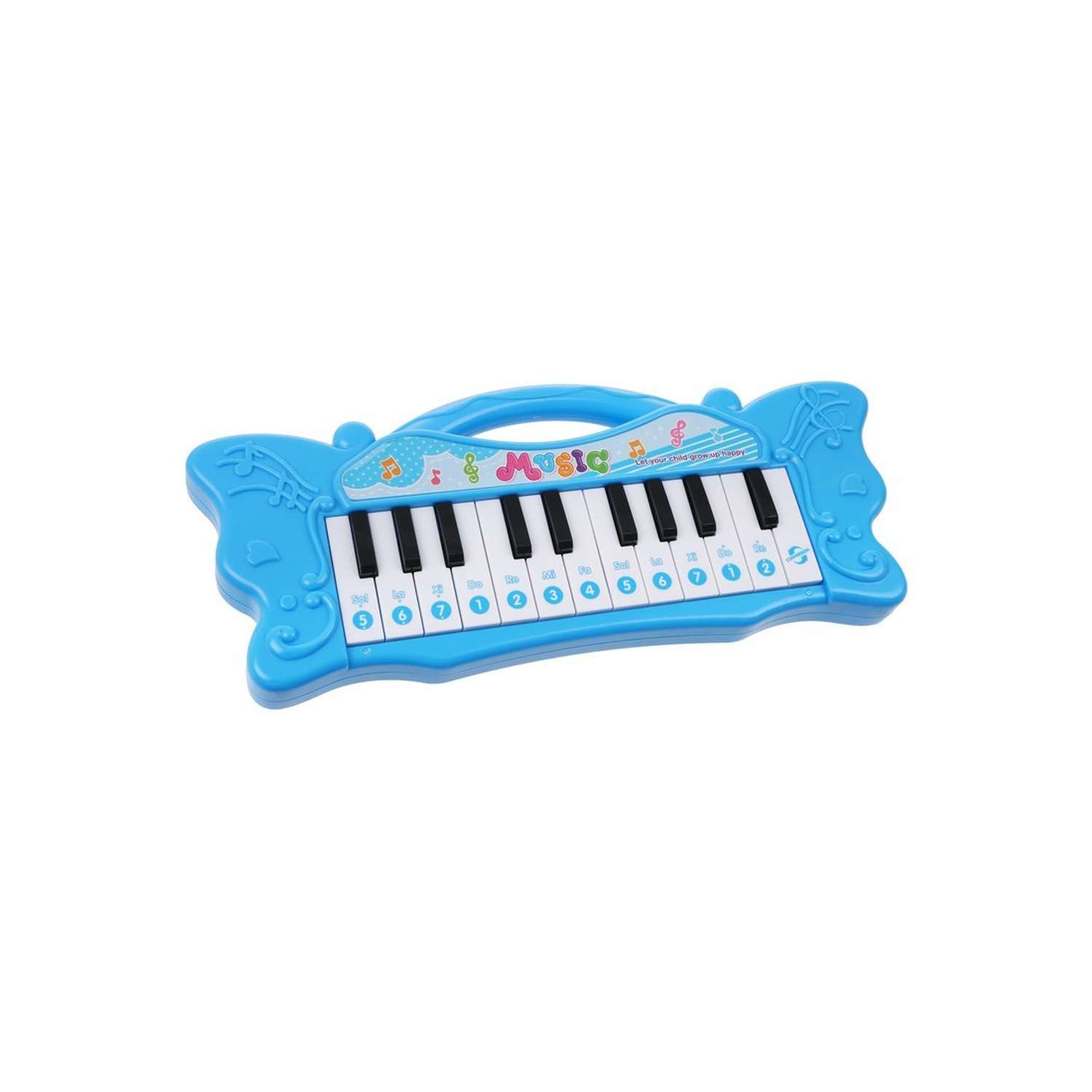 Игрушка музыкальная Орган Наша Игрушка голубой 22 клавиши - фото 2