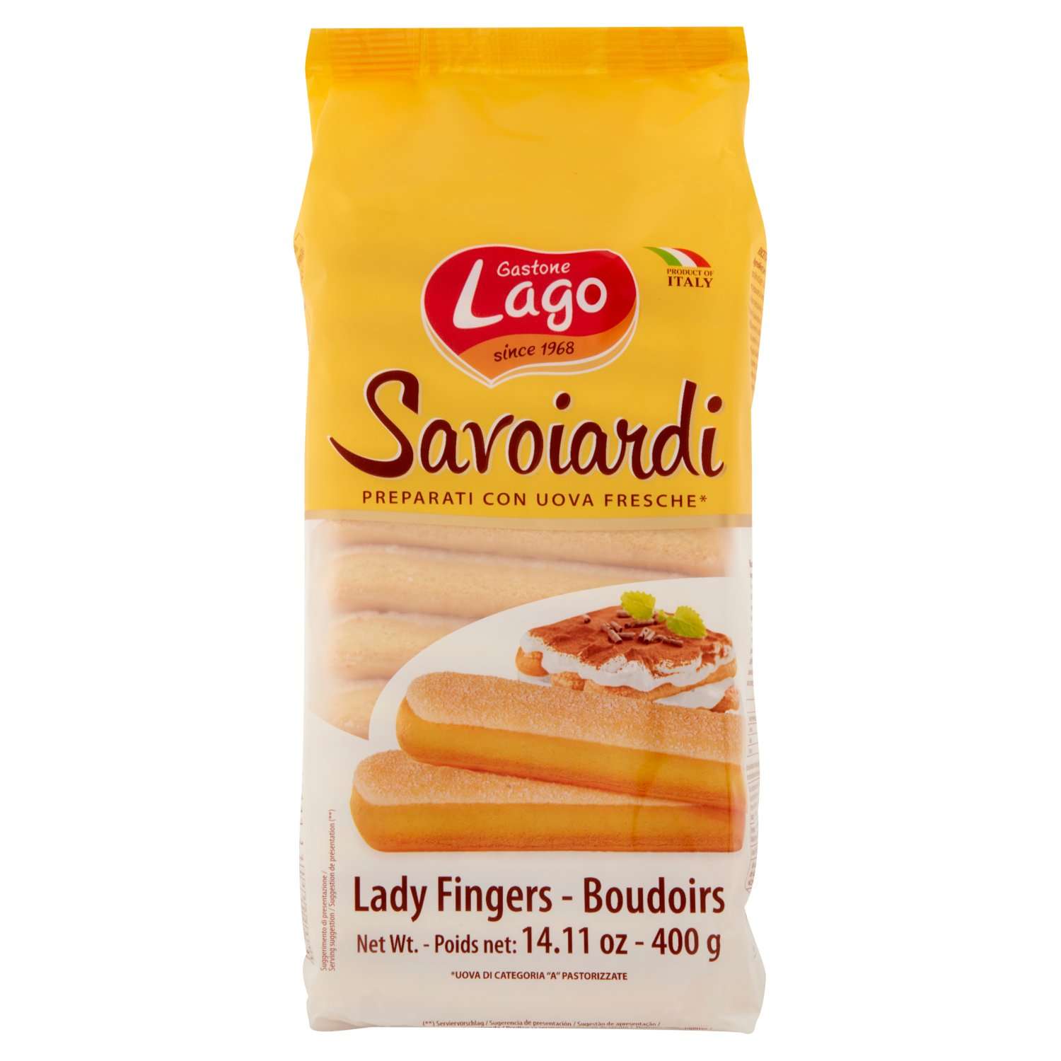 Печенье Савоярди Elledi Gastone Lago бисквитное - фото 1