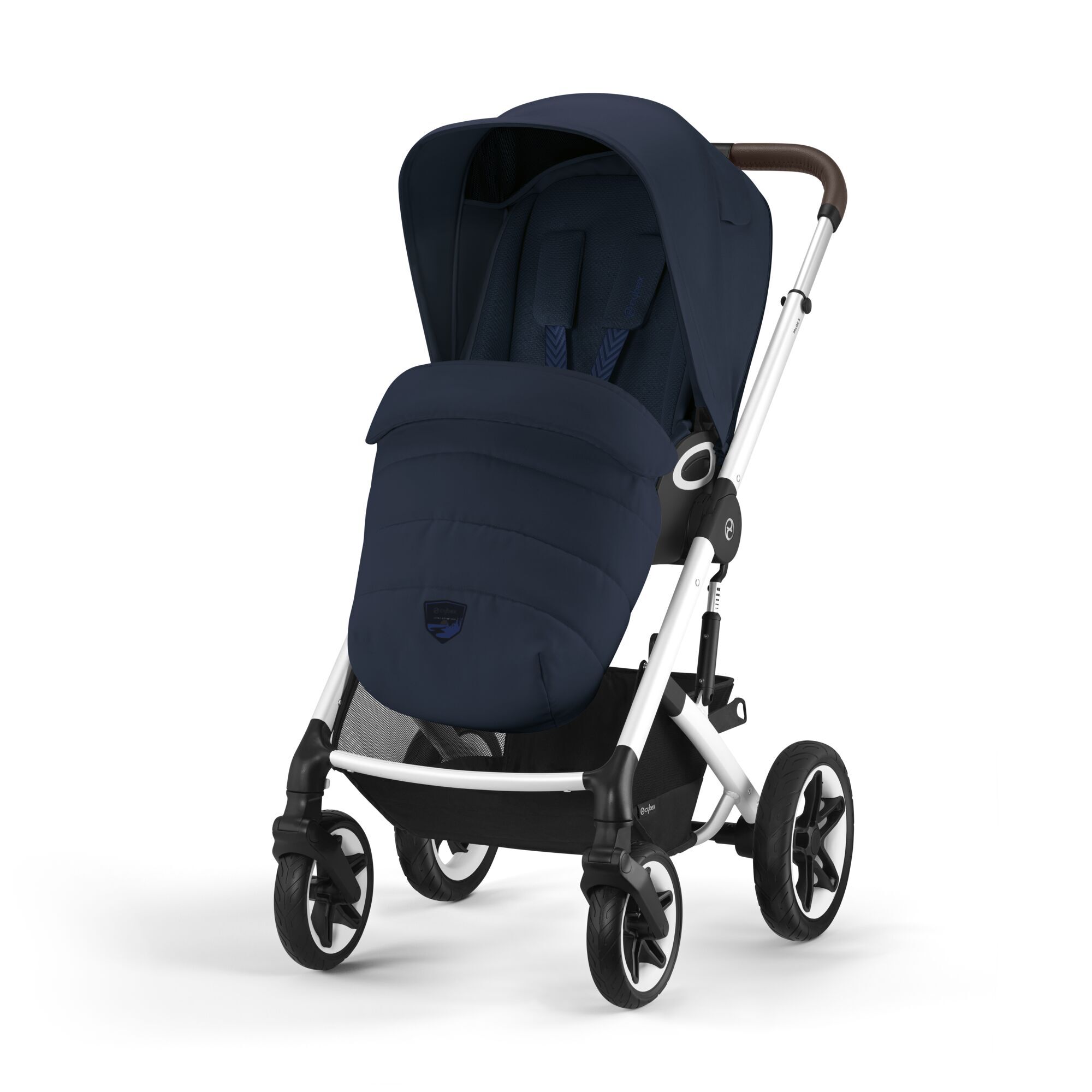 Коляская детская Cybex Talos S Lux SLV Ocean Blue с дождевиком - фото 1