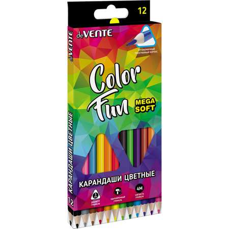 Набор карандашей deVENTE Color Fun. 12 цветов