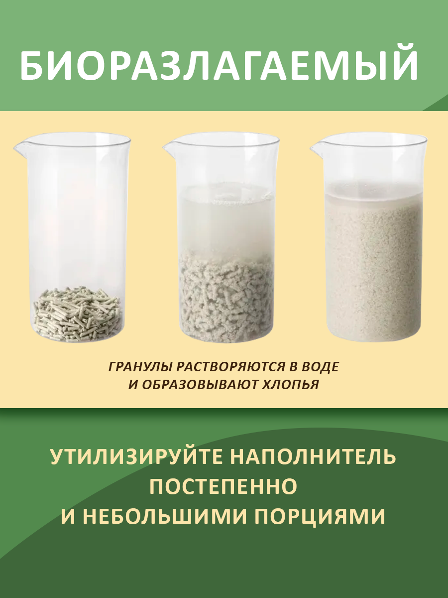 Наполнитель MAO CHONG 6 л комкующийся 6 л комкующийся - фото 5