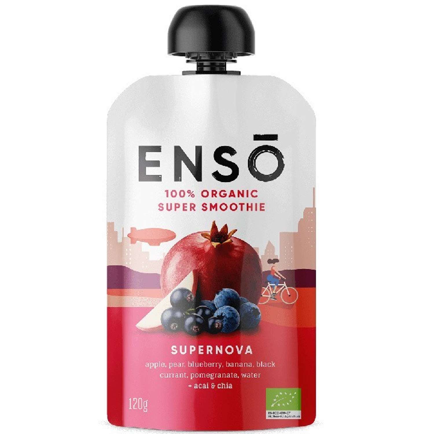 Смузи Enso Органический сок граната-семена чиа 120г - фото 1