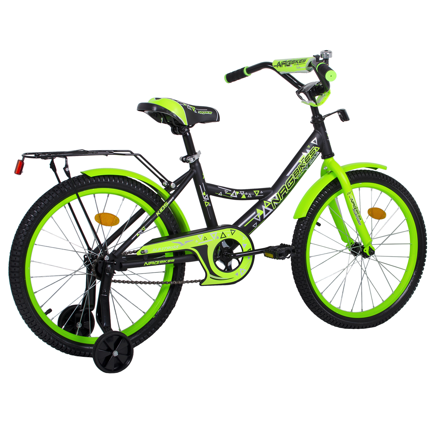 Велосипед NRG BIKES Albatross 20 black-green - фото 16