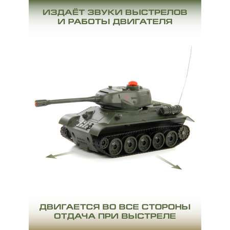 Танковый бой 2 танка Veld Co 1:32 на радиоуправлении со звуковыми и световыми эффектами