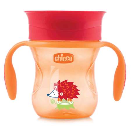 Поильник Chicco Perfect Cup носик 360 266мл с 12месяцев Красный