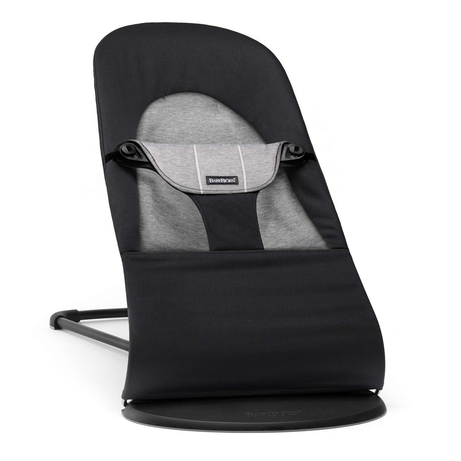 Кресло-шезлонг BabyBjorn Balance Soft Jersey черн. - фото 1