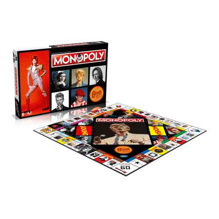 Настольная игра Winning Moves Игра Монополия Дэвид Боуи на английском языке David Bowie