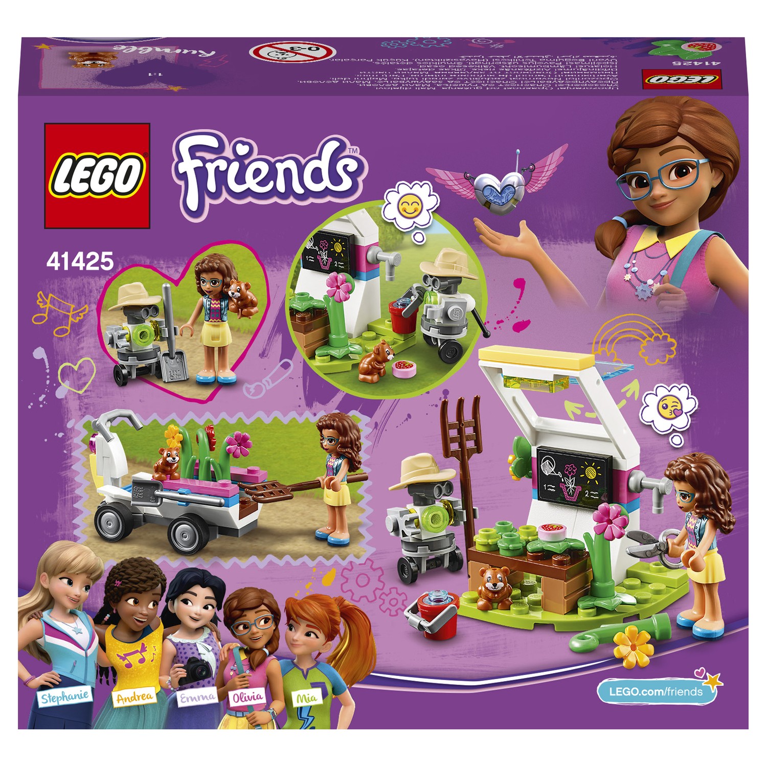 Конструктор LEGO Friends Цветочный сад Оливии 41425 - фото 3