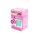 Копилка сейф для денег Эмили детская электронная цвет розовый