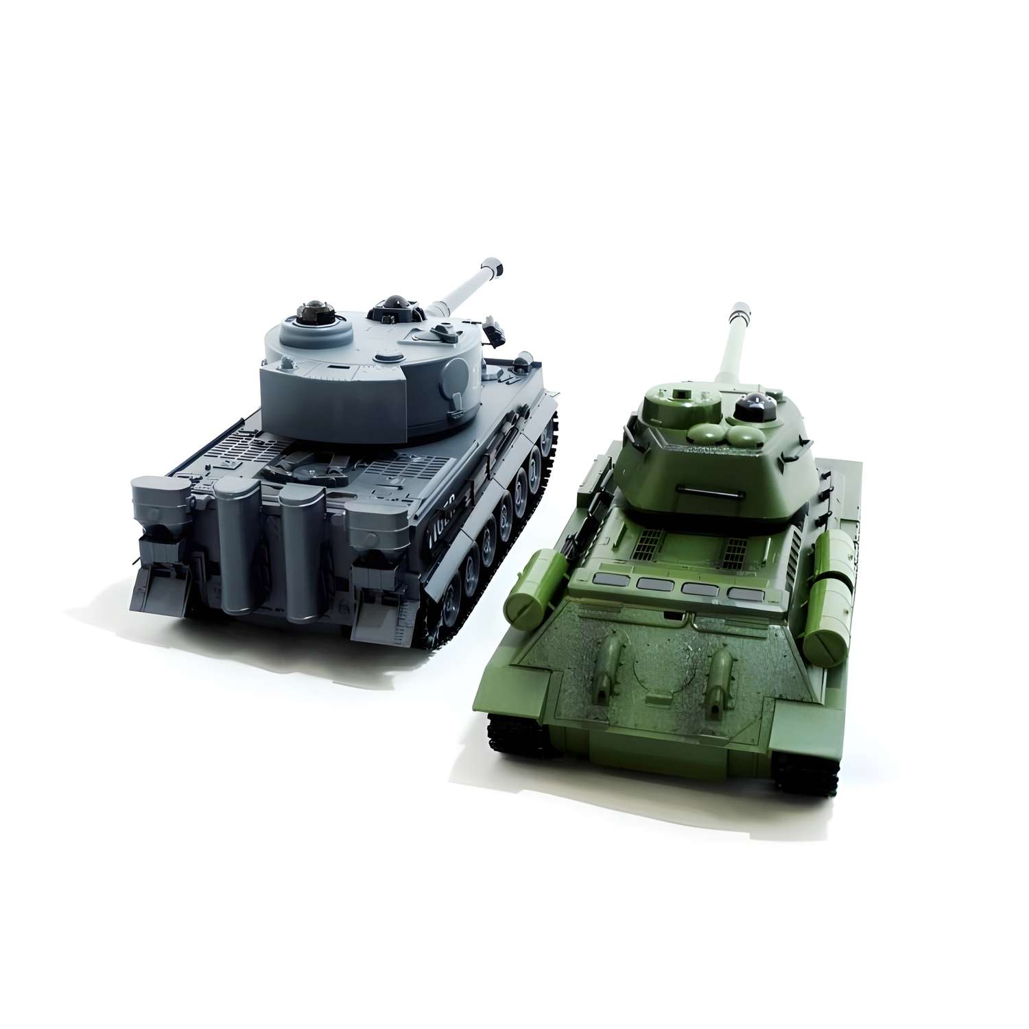 Радиоуправляемый танковый бой ZEGAN 2 танка 2.4G 1:28 - фото 3