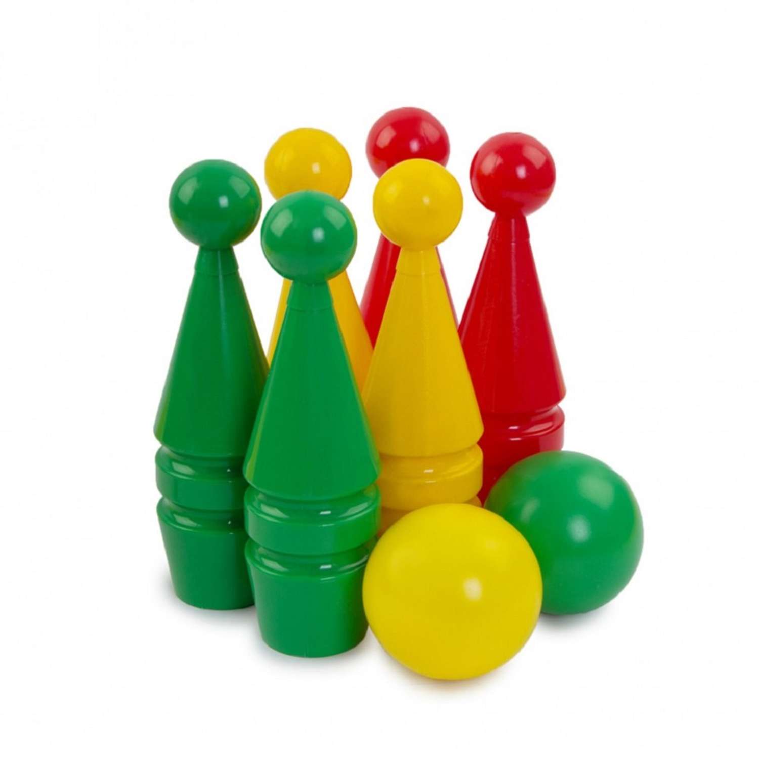 Игровой набор Стром Кегли с шарами 6+2 шт - фото 2